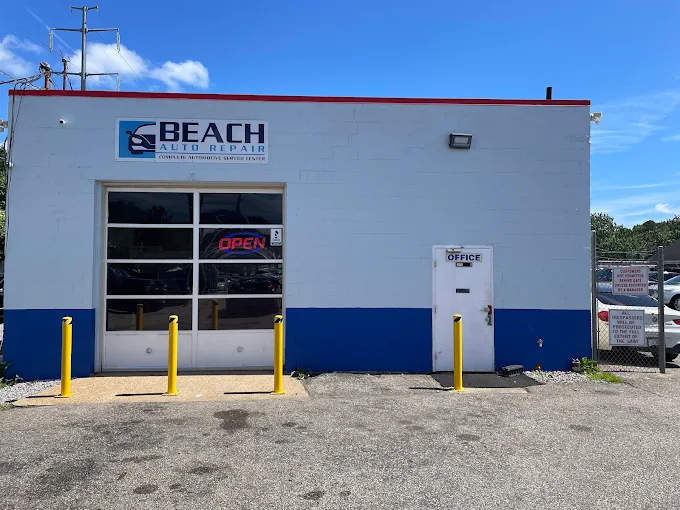 Inside the Beach Auto Repair shop in Virginia Beach
